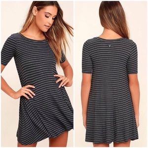 Lost Heart Striped Dress Billabong